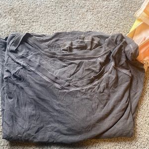 Grey long sleeve t shirt